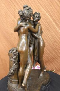   Graces Bronze Sculpture Statue by Canova 80 lbs Figurine Decor