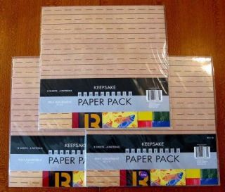 Lot of 8 Canson Loading Post Refills Scrapbook Paper