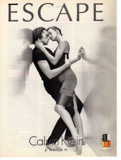 1996 Calvin Klein Escape Perfume Print Ad