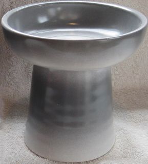 Raised Stoneware Classy Cat Dog Pet Dry Hard Food Dish Water Bowl 