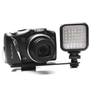 Ultra Bright Rechargable LED Camera Light for NIKON D7000 / D3000 