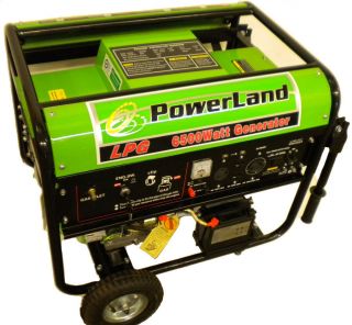 New Powerland 6500 Watt Propane Powered Portable Generator RV Camping