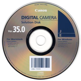 this canon digital camera solution disk contains the software windows 