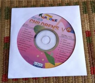 Childrens Favorites Karaoke CDG Vol 5 Multiplex 20 Tracks $19 99 