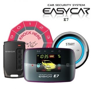 Easycar Two Way PKE Car Alarm w Remote Start E7B