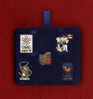 Set of 5 Pins 1988 Calgary Winter Olympic Games Hidy Howdy Hodori 
