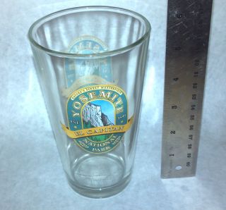 Yosemite El Capitan Beer Glass Collectible New RARE