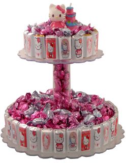 Candy Bar Cake Hello Kitty Theme Perfect for any Birthday Party 
