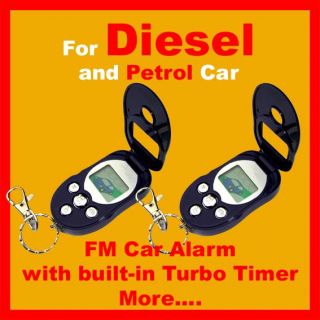 2way FM Remote Start Car Alarm Turbo Timer Longdistance