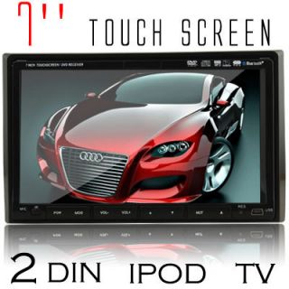 inch Monitor Touch Screen Stereo Car CD DVD Player BT