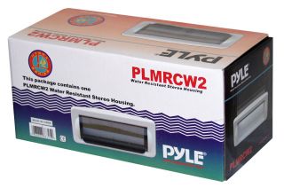   plmrcw2 marine boat cd player radio housing cover waterproof white