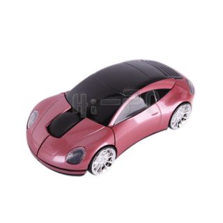 4G Car Wireless Optical Mouse Palevioletred + Mini Receiver for PC 