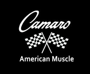 Hot Rod GearHead Chevy Camaro Logo on Front T Shirt