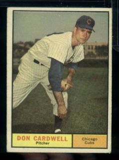 T8) 1961 Topps #564 DON CARDWELL *Chicago Cubs