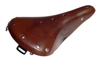 Cardiff Cornwall Brook B17 Style Leather Bicycle Saddle Seat New Brown 