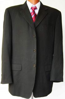 CANALI Mens Dark Brown Wool 3 BTN Suit Sport Coat Blazer 42R Italy 