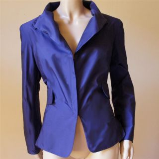 CARLA ZAMPATTI Violet Blue Jacket Skirt Suit 14 Mother of the Bride As 