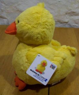 Kohls Eric Carle Extra Soft Yellow Duck 10 Plush Stuffed Animal Toy 