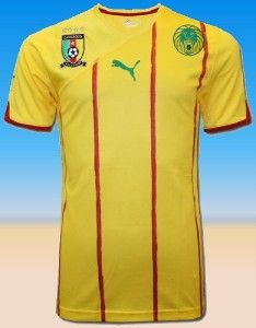 Cameroon Puma Away Shirt 2010 11 New XL BNWT Jersey Yellow Maillot 