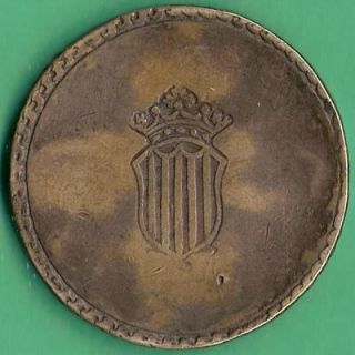 SPAIN / TARRAGONA / 5 Pesetas 1809 Ferdinand III (Fernando VII 