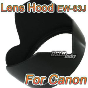 EW 83J Lens Hood for Canon EF s 17 55mm F 2 8 Is USM