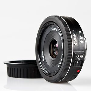 Canon EF 40mm F 2 8 STM Pancake Lens for DSLR Cameras