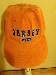 Kids Baseball Cap Hat Jersey Kid Orange Blue Embroidery Souvenir New 