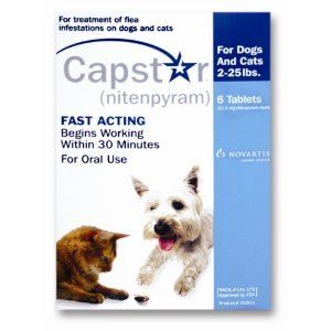 Novartis Capstar Flea Treatment Blue Tabs for Dogs and Cats