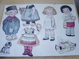 Vintage Antique Campbells Soup Kids Magazine Paper Dolls