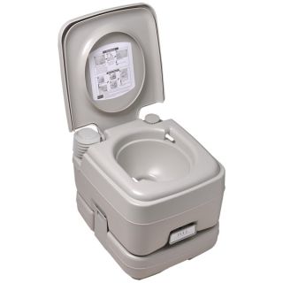 Gal Portable Camp Toilet Travel Camping Potty Dual Spray