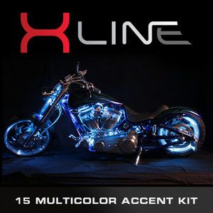   LINE MILLION COLOR LED ACCENT GLOW LIGHTS CAN AM MOTORCYCLE LIGHT KIT