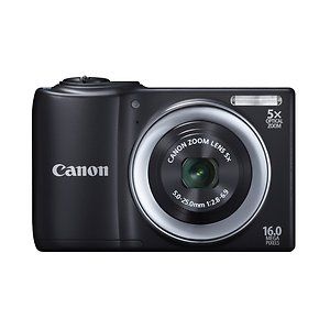 Canon A810 16 MP Digital Camera 5X Zoom HD Fisheye 8GB Memory Card 
