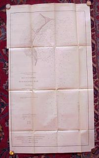 Pensacola Florida 1889 US Coastal Survey Nautical Chart