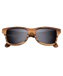 Shwood The Canby Zebrawood Frame w Grey Lens Carl Zeiss