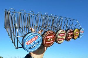   Kiwi Polish Country Store Rack Display with Wax Cans RC Media