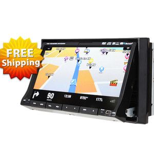   Touch Screen Car Stereo DVD CD Player GPS Bluetooth Radio TV