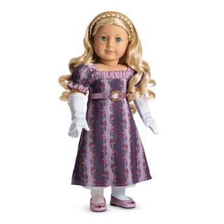 NEW NIB American Girl Carolines Holiday Gown Outfit for Dolls Purple 