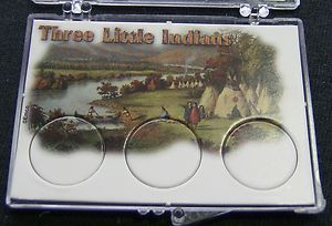 Three Little Indians 3 Coin Holder 03D Take A Look