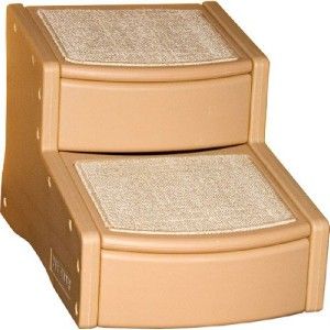 Pet Gear Easy Step II Cat Dog Stairs Up to 150 Tan