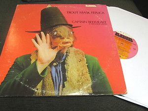 Captain Beefheart 2 LP Trout Mask Replica Pink Straight Labels Orig 