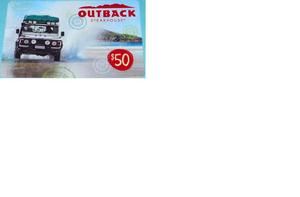 Outback Steakhouse $50 Carrabbas Bonefish Grill Flemings Gift Card 