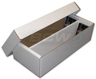 BCW 1600 count Storage Cardboard Shoe Box   Great for sports and 