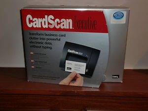 Cardscan 500 Business Card Scanner with Software Used