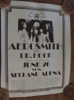 Aerosmith 1976 Fresno Concert Poster Steven Tyler Art