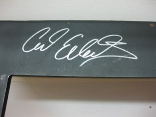 NASCAR Autographed Carl Edwards Race Used Dash 2009