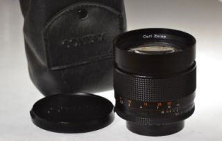 Carl Zeiss Plannar 85mm 1.4 T* Contax AE Nikon Canon EOS Lens Mint