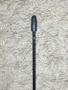   Black 17 Spiral Stereo Radio Antenna Mast Base and Cable New