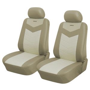 Front Car Seat Covers Compatible with Jeep 157 Caramel