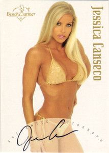 2003 Benchwarmer Series Jessica Canseco Authentic Autograph