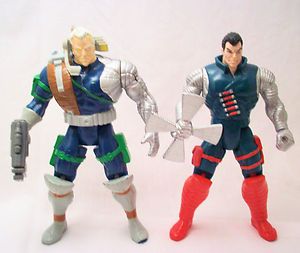 Cable and Kane Marvel X Men X Force Series 2 Toy Biz Pre Legends 1993 
